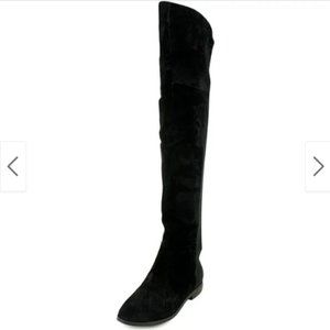 Chinese Laundry Riley suede over the knee boot